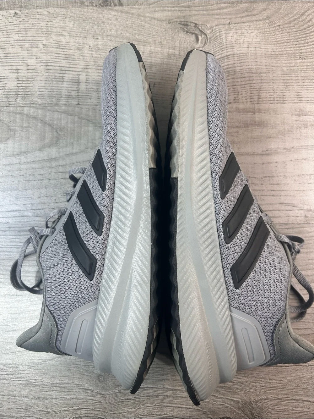 Adidas Runfalcon 3.0 Cloudfoam Gray Black Running Shoes Men’s Athletic Size 9 - Picture 7 of 11